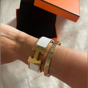 Hermes Clic Clac H  Bracelet *Size PM*